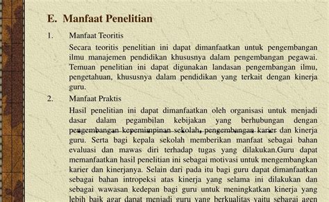 Manfaat Teoritis Skripsi Dunia Skripsi