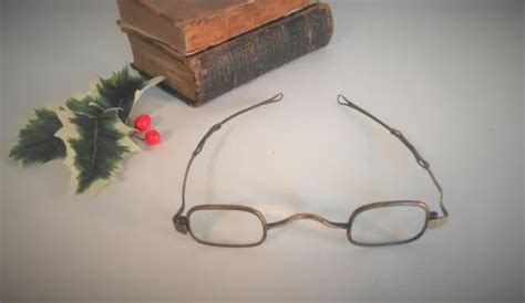 antique eyeglasses civil war era sliding articulated temples 19th c brass aa 29 95 picclick