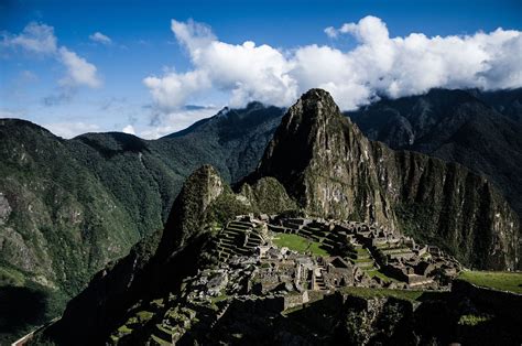 Machu Picchu Fotografando Uma Das Sete Maravilhas Do Mundo