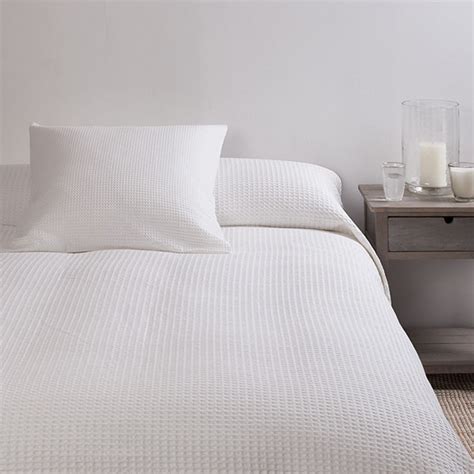 Cialda White Waffle Bedspread Bed Spreads Bedroom Duvet Cover Bed