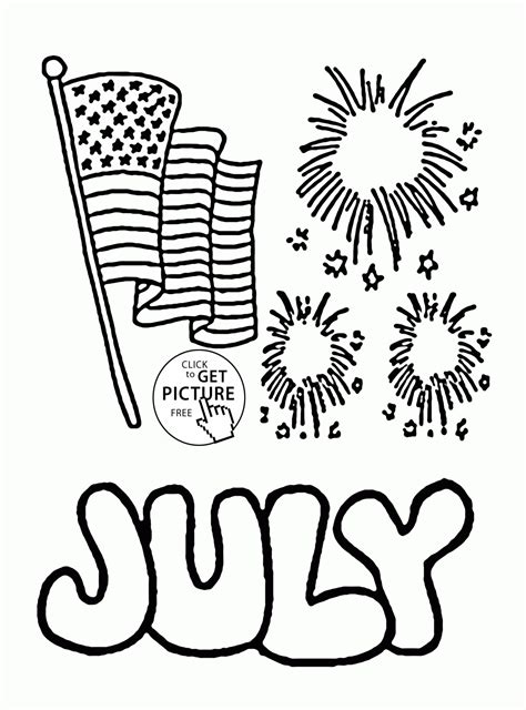Print out a stack of these colouring pages to use as placemats during your 4th of july picnics, and provide lots of red and blue crayons! Happy 4th Of July Coloring Pages at GetColorings.com ...