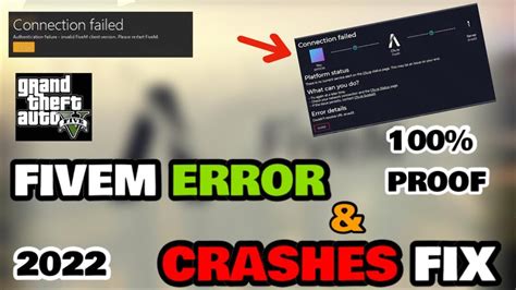 How To Fix Fivem Connection Error Failed Time Out Crashes Fix