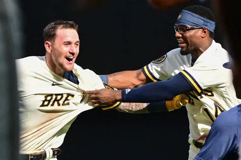 Milwaukee Brewers Brice Turang Hits St Career Walk Off To Complete