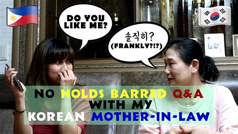 Raw And Unfiltered Q And A With My Korean Mother In Law L She Made Me Cry L 국제부부 Youtube