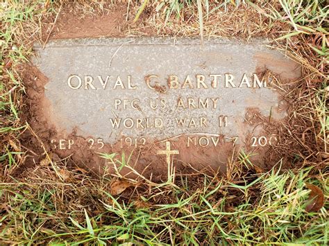 Orval Glenn Bartram 1912 2000 Find A Grave Memorial