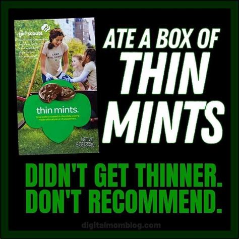 Thin Mints Meme Best Girl Scout Cookies Selling Girl Scout Cookies