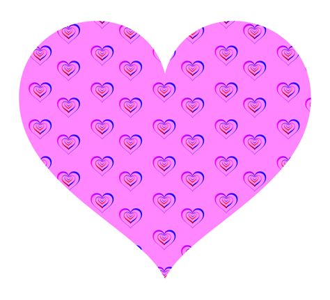 Heart Pink Valentine Bright Png Picpng