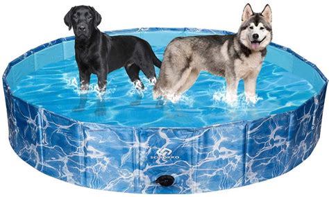 Toyx Foldable Dog Swimming Pool Portable Pvc Pet Bathing Tub