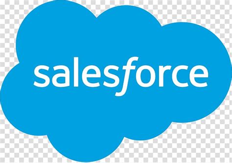 White Sales Force Text Salesforce Logo Transparent Background Png