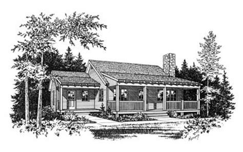 Country Style House Plan 2 Beds 1 Baths 1000 Sqft Plan 22 128