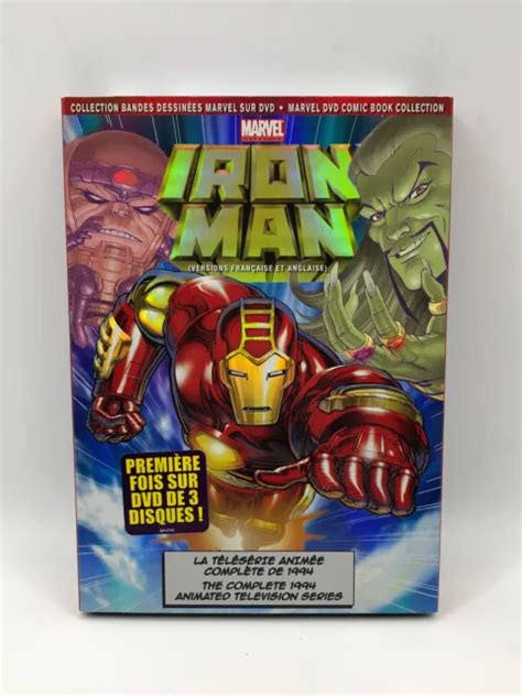 Iron Man Complete 1994 Animated Television Series Used 3 Disc Dvd W