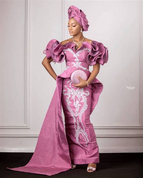 2019 African Fashion Classy Asoebi Styles African Lace Dresses Lace