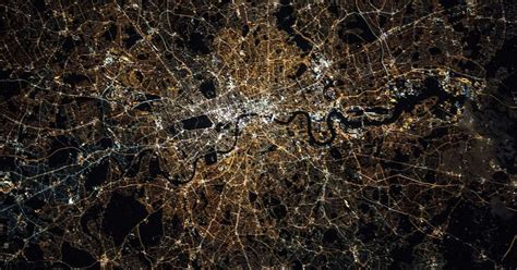 Stunning Image Of London From Space Space Station Nasa Pictures
