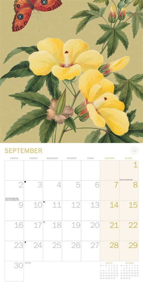 Royal Botanic Gardens Kew Floral Illustrated 2024 Calendar Calendars