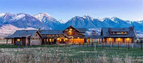 Hybrid log homes and timber. Image Gallery | Ranch house exterior, Ranch house designs ...