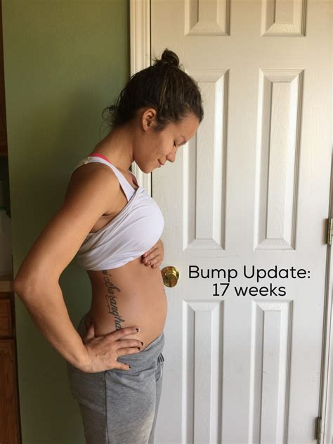 PREGNANCY 17 Weeks Bump Update Diary Of A Fit Mommy
