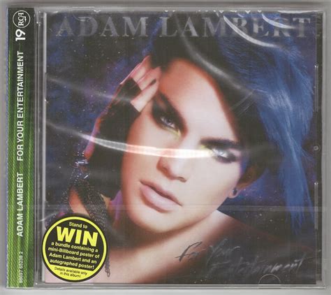 Adam Lambert For Your Entertainment Cd Album Deluxe Edition Discogs