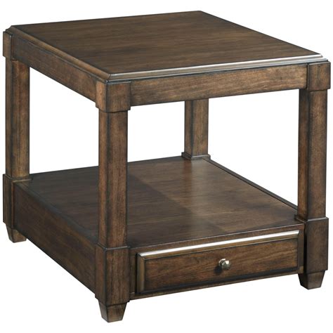 Hammary Halsey Occa Endt 293 54 Rectangular End Table With Soft Close