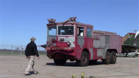 I Drove A 60 Year Old Air Force Crash Truck Today Youtube