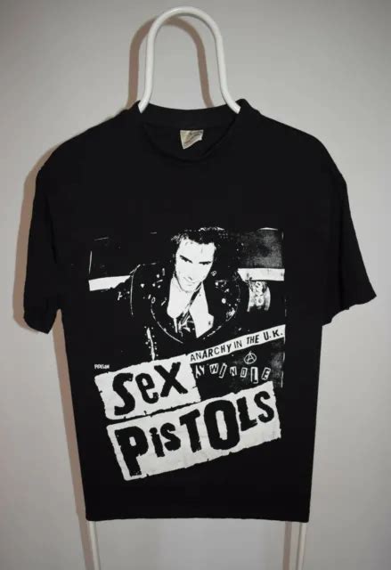 Vintage 90s Sex Pistols Johnny Rotten Anarchy In The Uk Punk Mens T Shirt Sz L 12000 Picclick