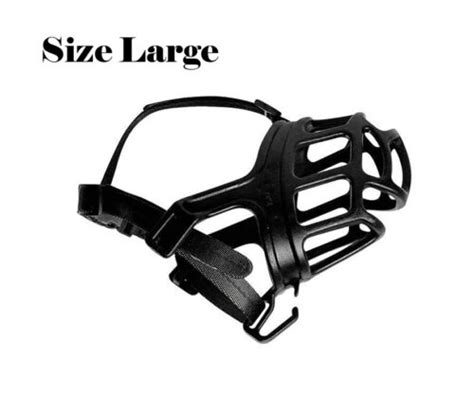 Adjustable Muzzle Cum Mouth Coverbasket Cage Collar Dog Muzzle Size