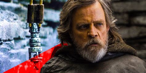 Why Luke Skywalker Has A Sith Lightsaber Crystal In The Last Jedi
