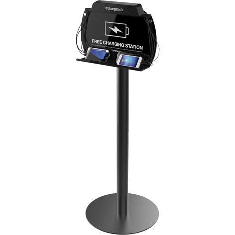 Chargetech Crgct300024 Floor Stand Charging Station 1 Black
