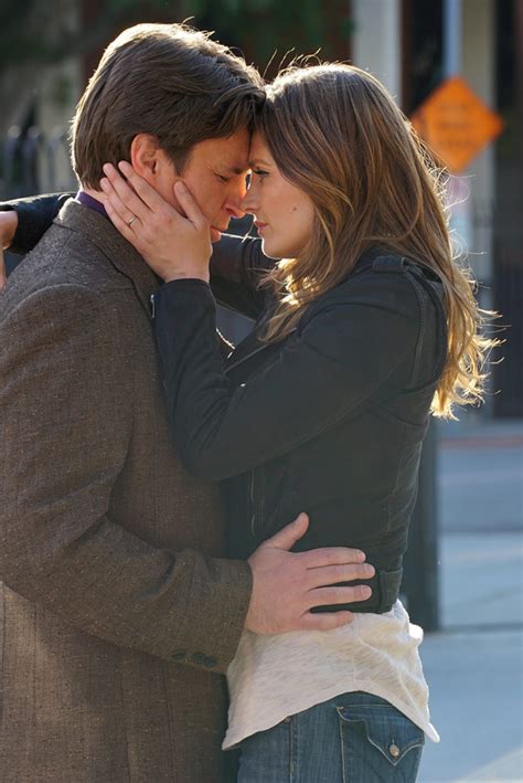 the first look at stana katic s final castle episode is emotional