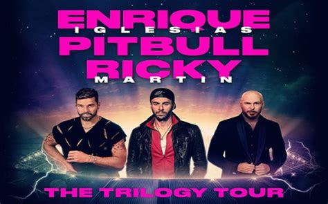 Enrique Iglesias Pitbull Ricky Martin Tour Mabel Johnna