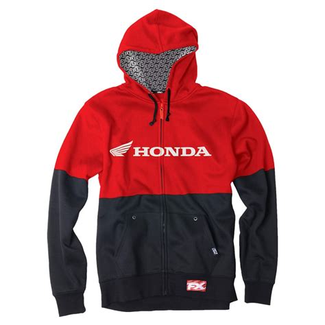 Honda Double Zip Up Hoodie