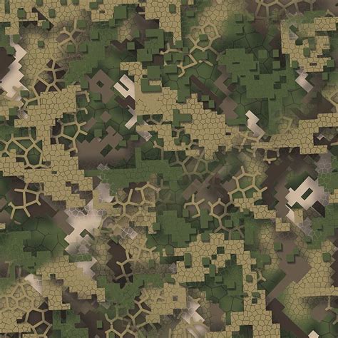 Desolve Wolf Camouflage Pattern Crew
