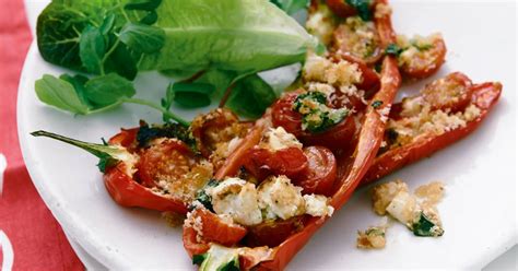 stuffed red peppers easy and healthy recipes house and garden