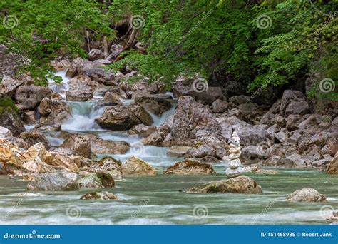 Poellat Gorge Near Neuschwanstein Castle Stock Image Image Of