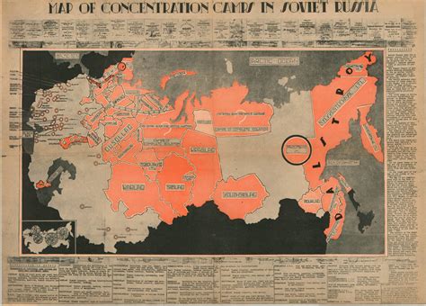 Map Of Concentration Camps In Soviet Russia Curtis Wright Maps