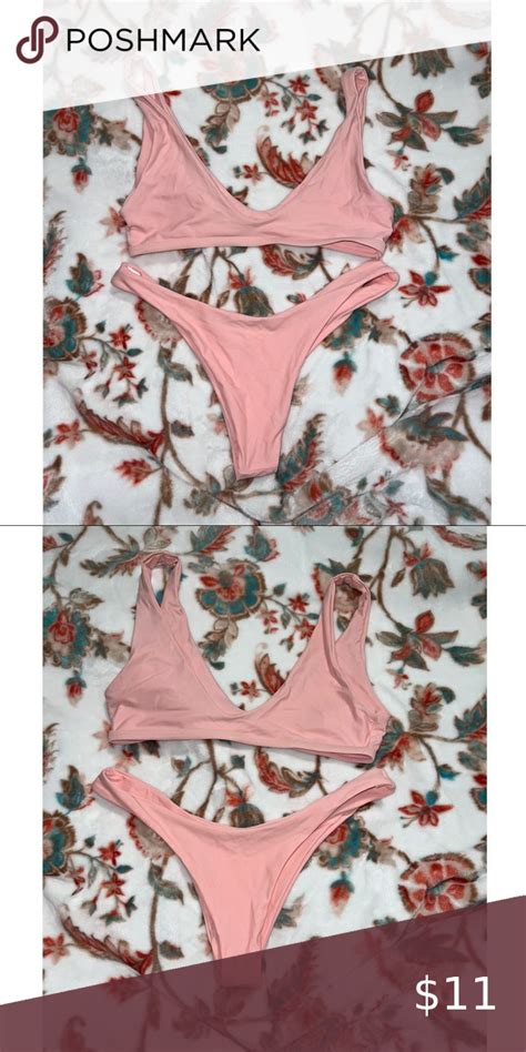 light pink bathing suit pink bathing suits bathing suits high neck bikinis