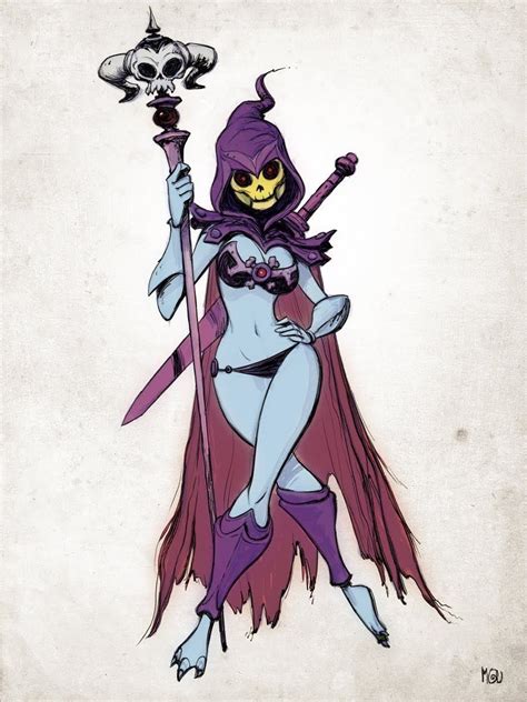 Lady Skeletor And More Cartoony Fan Art By Matthew S Armstrong