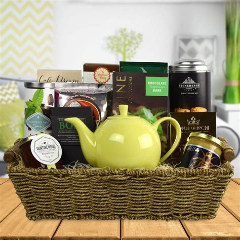 These romantic gifts will show your girlfriend or wife just how much you're thinking of her. Tea Gift Basket - A Tea Lovers Delight Gourmet Gift Set