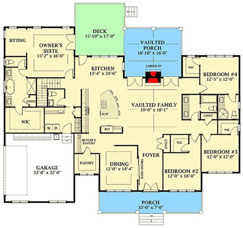 Famous Inspiration 4 Bedroom Upstairs House Plans New Inspiraton