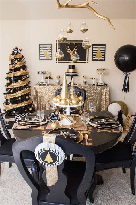 10 Gold And Black Table Decor Decoomo