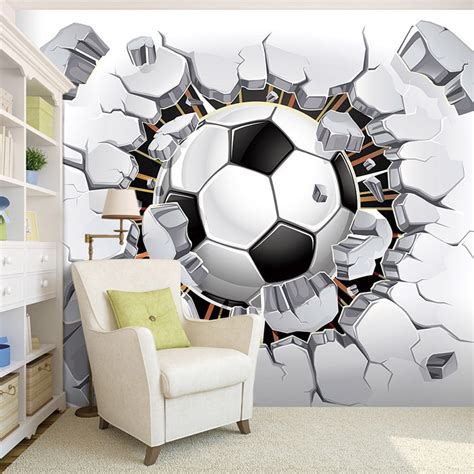 Cool Football Photo Wallpaper Soccer Wall Mural 3d Wallpaper Passion