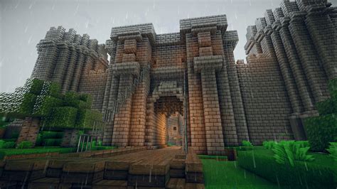 You can divide a circle into smaller portions. Minecraft working portcullis gates on PirateCraft