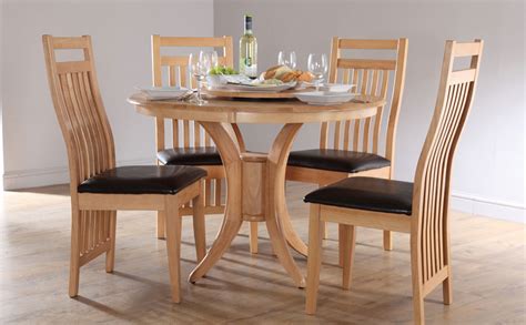 Round Kitchen Table Set for 4: a Complete Design for Small Family