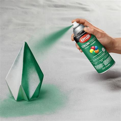 Krylon Colormaxx Gloss Emerald Green Spray Paint And Primer In One Net