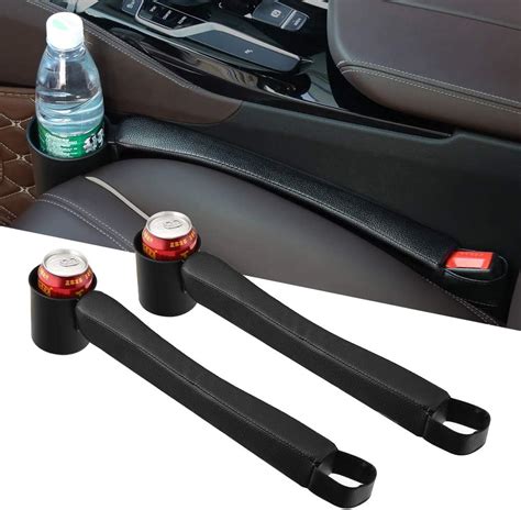 Supin 2 Prices Car Seat Gap Filler Pad Pu Leather Console Side Pocket