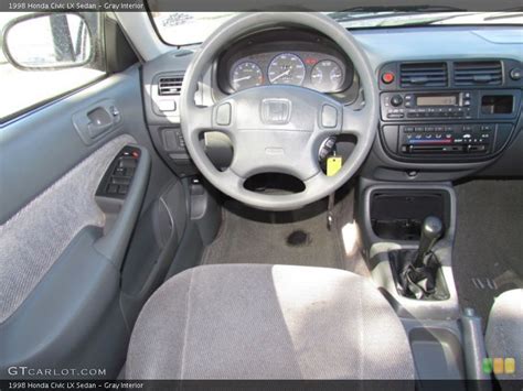 Gray Interior Dashboard For The 1998 Honda Civic Lx Sedan 56137250