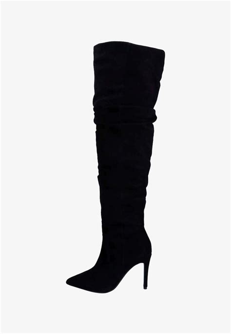 Carvela Spicy Slouch Over The Knee Boots Black Zalandode