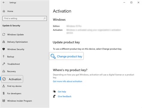 Activate Pre Installed Windows 10 System