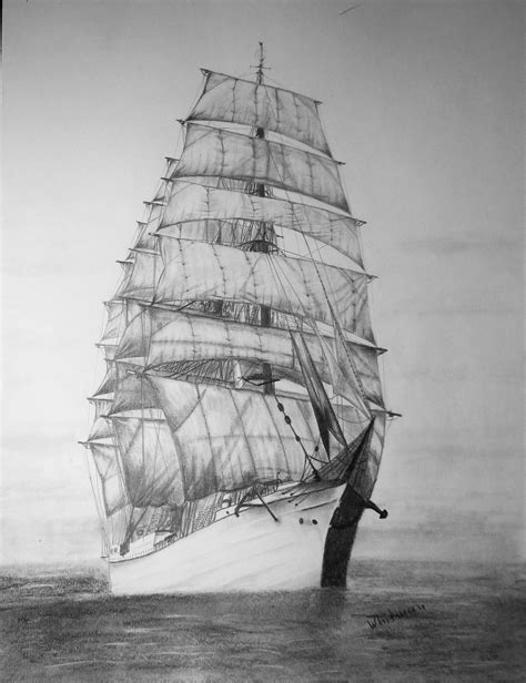 Корабль Картинки Нарисованные Карандашом Telegraph