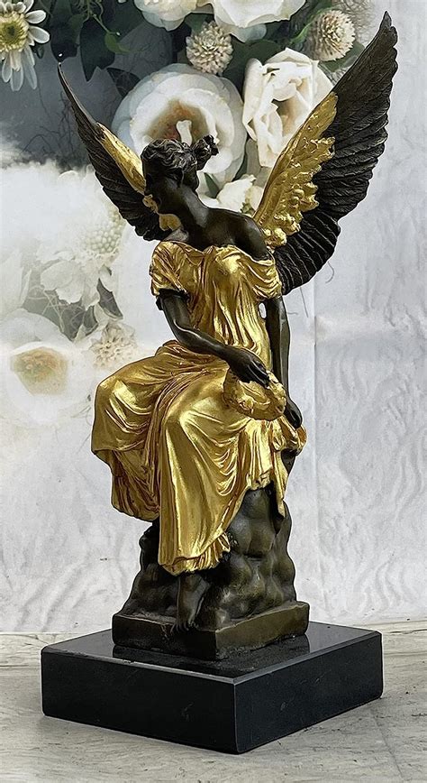 Atlie Bronzes Bronze Winged Victory Lady Goddess Athena Mythology Sculpture Stat