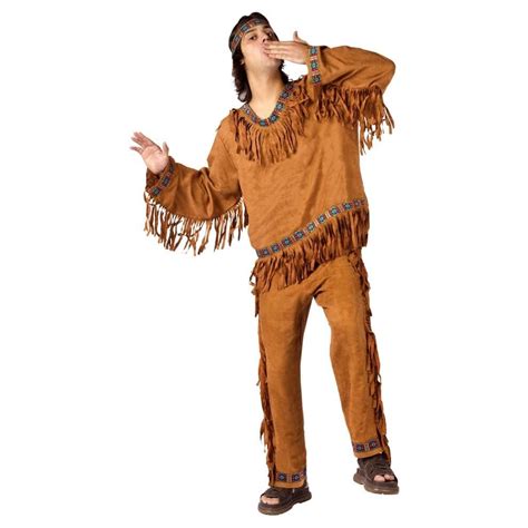 One Size American Native Male Adult Costume On Onbuy